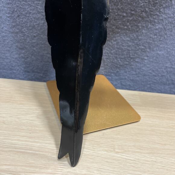 CIT Hand Painted 14” Yellow Parrot Bird On Branch Wall Mount Decor Sculpture - Picture 9 of 13